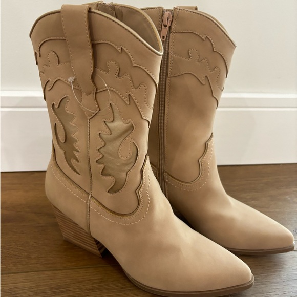 Dolce Vita Kemena Sand Cowboy Boot Women’s Size 7.5 - Picture 1 of 5